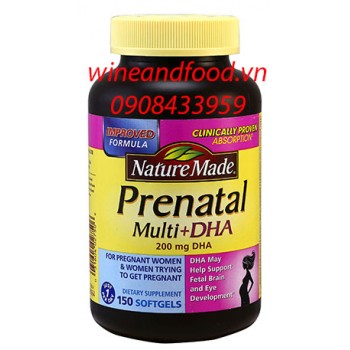 Viên bổ sung dinh dưỡng cho bà bầu Prenatal Nature Made