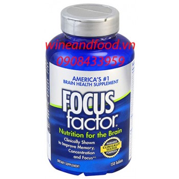 Viên uống bổ não Focus Factor 150 viên
