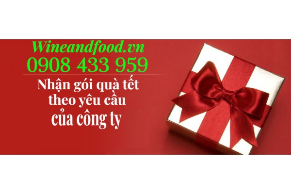 Gói quà tết theo yêu cầu của công ty