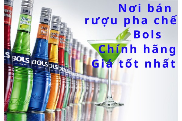 Rượu Bols pha chế bán ở đâu tại tphcm