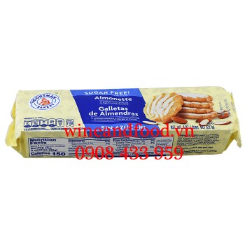 Bánh quy Hạnh Nhân Voorman không đường 227g