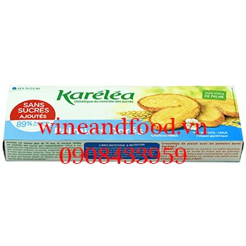 Bánh quy Palmiers Dores Karelea không đường 100g