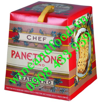 Bánh cake giáng sinh Panettone Milano Chef 500g