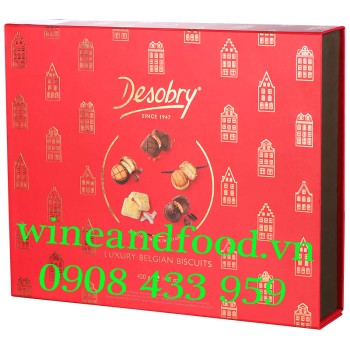 Bánh quy chocolate Biscuit Collection Desobry hộp giấy 420g
