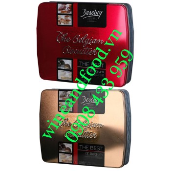 Bánh quy phủ Socola The Belgium Biscuitier Desobry 420g