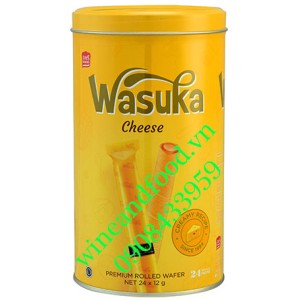 Bánh quế Wasuka phô mai hộp 24 gói