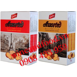 Bánh quy hỗn hợp Lucky 180g