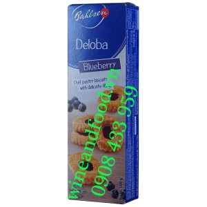 Bánh quy nhân mứt Blueberry Leibniz Bahlsen 125g