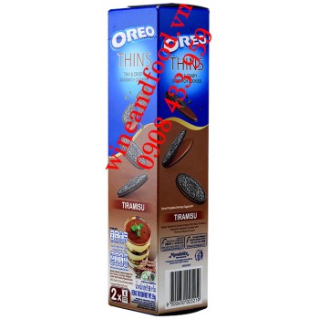 Bánh quy Oreo Thins nhân kem Tiramisu 95g