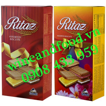 Bánh quy Ritaz Deemah nhân kem hộp giấy 150g