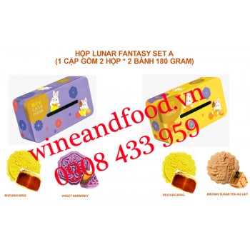 Bánh trung thu Fantasy Casa Hana set A hộp 4 bánh