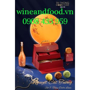 Bánh trung thu Tài Thông Nguyệt Cát Tường set 9 hộp 4 bánh