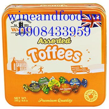 Kẹo Toffees hỗn hợp Walker's 250g