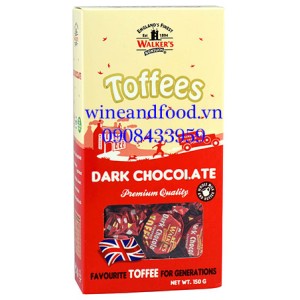 Kẹo Toffees socola đen Walker's 150g