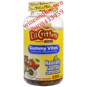 Kẹo dẻo bổ sung Multivitamin Gummy Vites L'il Critters 190 viên