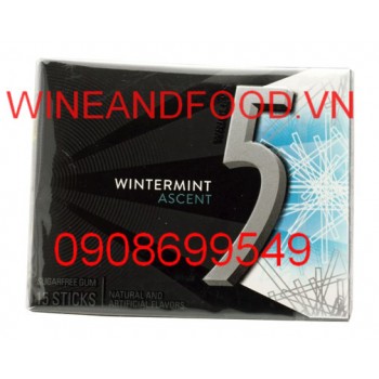 Kẹo cao su chewing gum 5 Wintermint Ascent không đường