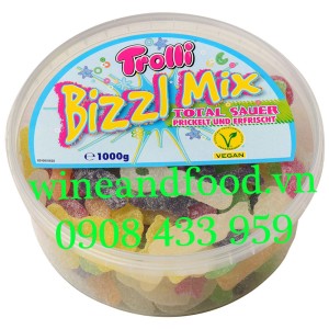 Kẹo dẻo Bizzl Mix Trolli Total Sauer 1000g