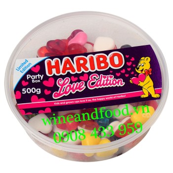 Kẹo dẻo Haribo Love Edition Party box 500g