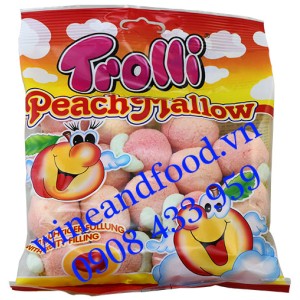 Kẹo dẻo Peach Mallow Trolli 150g