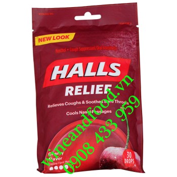 Kẹo Halls cherry 25 viên