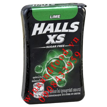 Kẹo Halls XS chanh không đường 15g