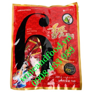 Kẹo hồng sâm Hàn Quốc 200g