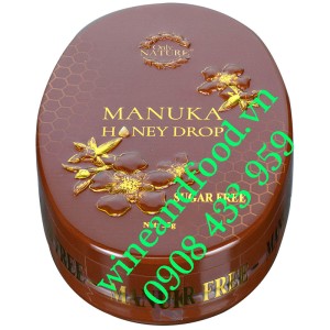 Kẹo ngậm mật ong Manuka Only Nature không đường hộp 33g