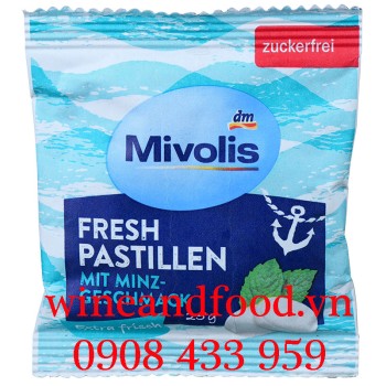 Kẹo ngậm Mivolis Bạc Hà túi 25g
