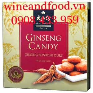 Kẹo sâm Great Moutain Canada 227g