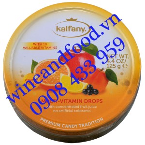Kẹo trái cây Kalfany Multi-Vitamin Drops 150g