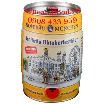 Bia HB Hofbrau Munchen Oktoberfestbier Bom 5L