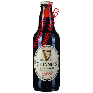 Bia Guinness Extra Stout chai 330ml