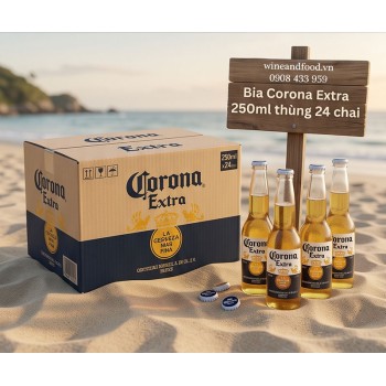 Bia Corona Extra 250ml thùng 24 chai