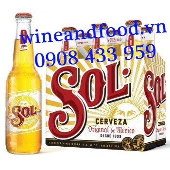 Bia Sol Mexico chai 330ml