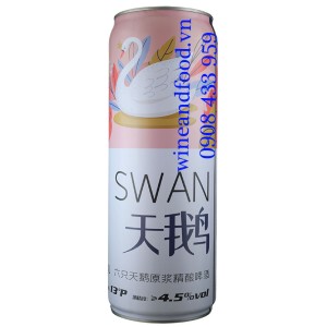 Bia Thiên Nga Swan hồng lúa mì thủ công nội địa Trung bom 10L