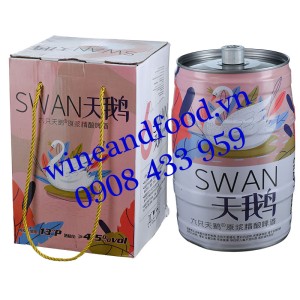 Bia Thiên Nga Swan hồng lúa mì thủ công nội địa trung bom 5L