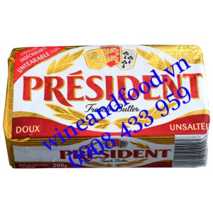 Bơ Président lạt thỏi 200g
