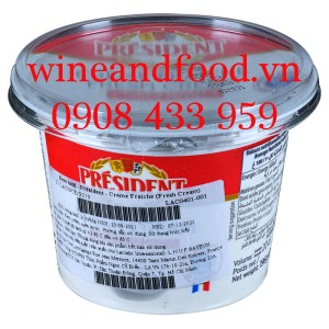Kem tươi President Fresh Cream 196g