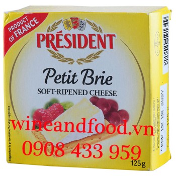 Phô Mai Petit Brie Président 125g