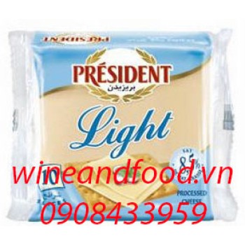 Phô mai President Light 10 miếng