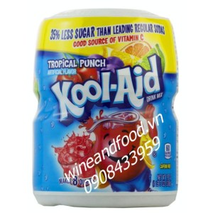 Bột trái cây giải khát Kool Aid Tropical Punch 538g