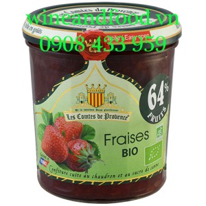 Mứt Dâu hữu cơ Les Comtes De Provence 350g