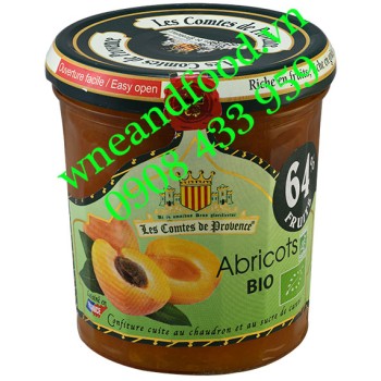 Mứt Mơ hữu cơ Les Comtes De Provence 350g