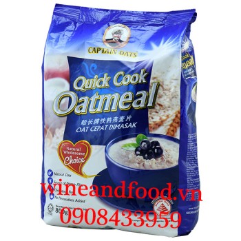 Yến Mạch Quick Cook Oatmeal Captain Oats 800g