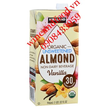 Sữa hạnh nhân Kirkland Organic Vani 946ml