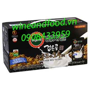 Sữa óc chó hạnh nhân đậu đen Vegemil ít đường 20 túi