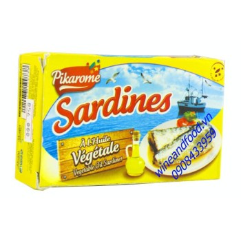 Cá mòi ngâm dầu Pikarome 125g