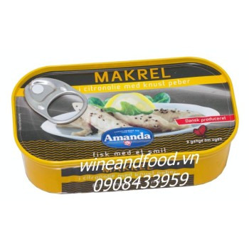 Cá thu sốt tiêu chanh Amanda 125g