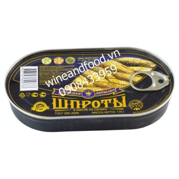 Cá trích Nga Ngâm dầu 175g
