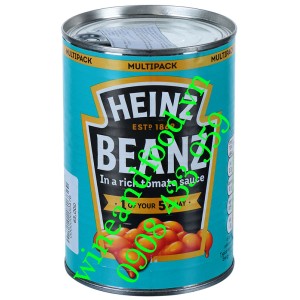 Đậu hầm sốt cà chua Heinz lon 415g